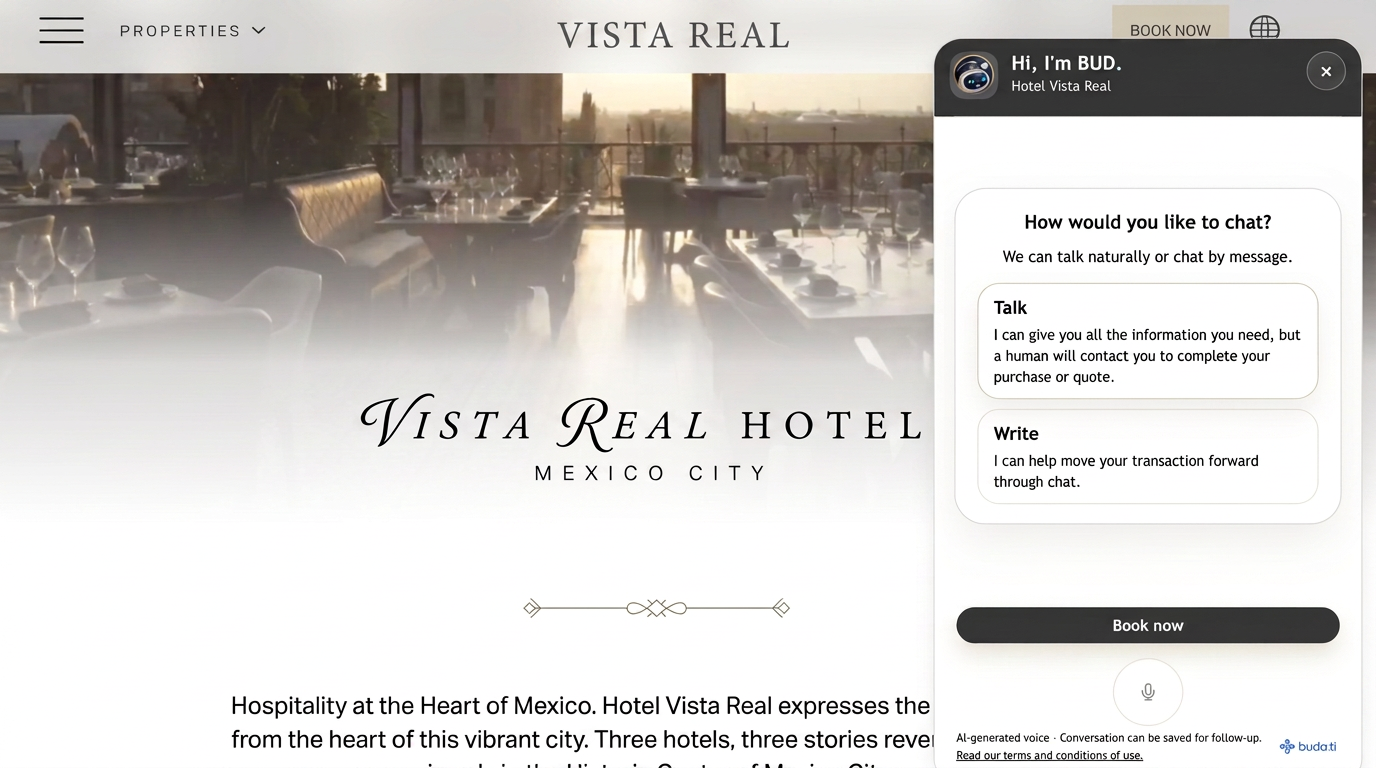 BUD Widget Screenshot